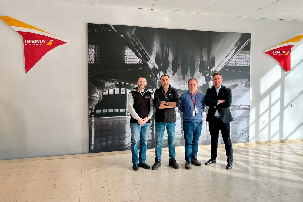 IBERIA confía en Sagola para equipar a su equipo de pintura