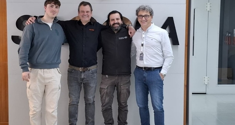 Sagola recibe la visita de F.P.A., distribuidor oficial de la gama Industrial en Italia